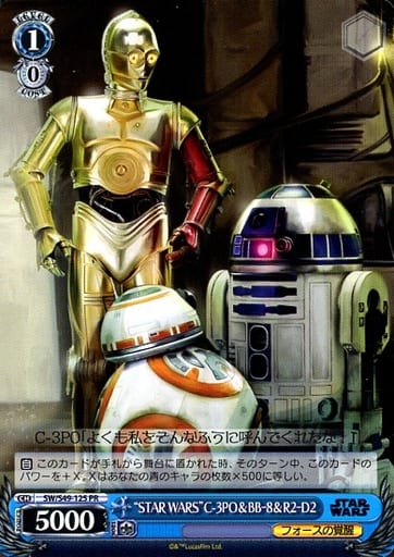 [PR] SW/S49-125 “STAR WARS”C-3PO&BB-8&R2-D2