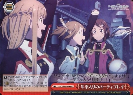 [CR] SAO/S51-069 年季入りのパーティプレイ