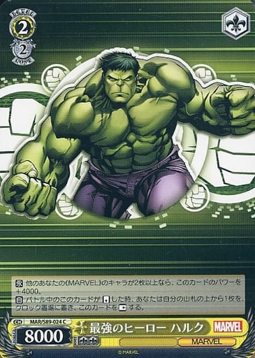 [C] MAR/S89-024 最強のヒーロー ハルク