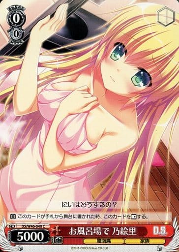 [C] DS/W46-040 お風呂場で 乃絵里