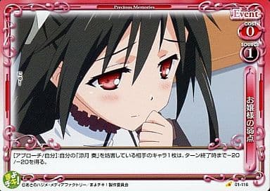 [C] 01-116 お嬢様の弱点