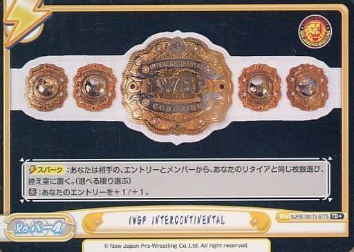 [TD+] NJPW/001TV-077S IWGP INTERCONTINENTAL